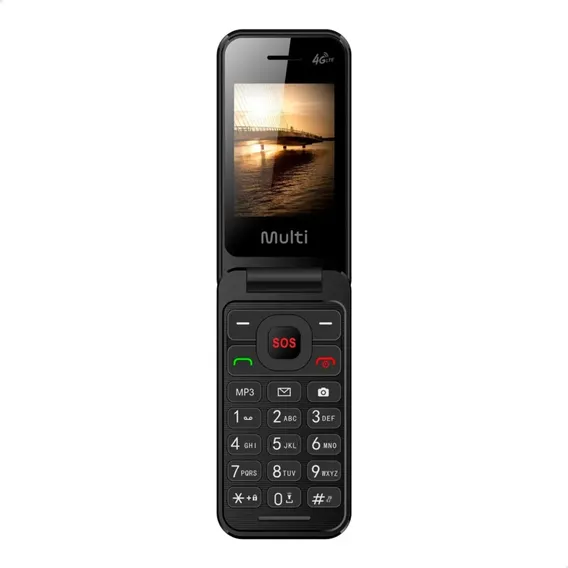 Celular Para Idoso Multilaser Flip Vita Sinal 4g Foto 1