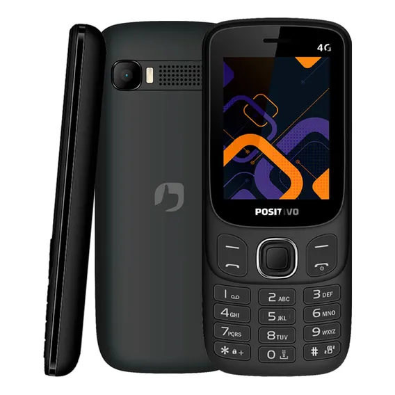 Celular Positivo P41 4g 2.4 Dual Sim Rádio Fm Cor Preto Foto 1
