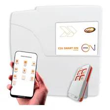 Central Alarme Com Fonte Chaveada C36 Smart Sem Fio Com Wifi Foto  mini 1