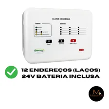 Central Alarme De IncĂȘndio 24v 12 Setores Segurimax Convenc Foto mini 2