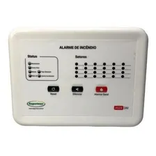Central Alarme IncĂȘndio Segurimax Convencional 24 Setores Foto mini 1