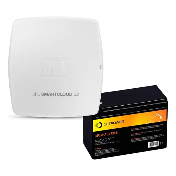 Central Alarme JFL Alarmes Smartcloud 32 cor branco Foto 1