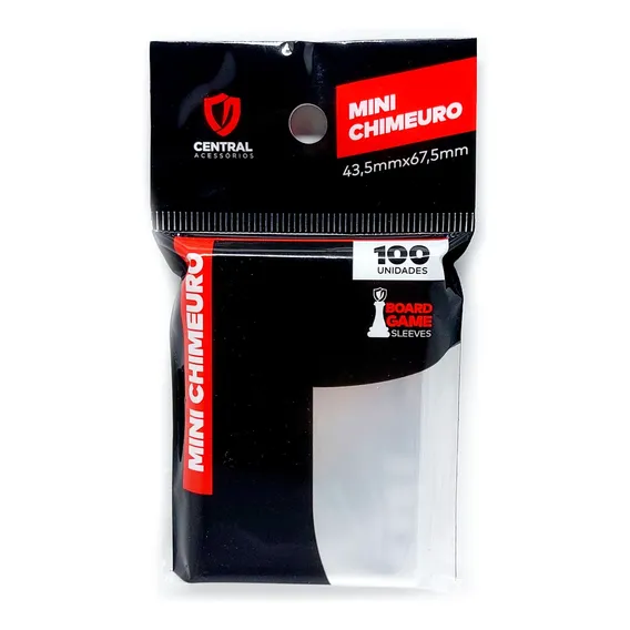 Central Board Game 100 Sleeves Mini Chimeuro 43,5 X 67,5m Foto 1
