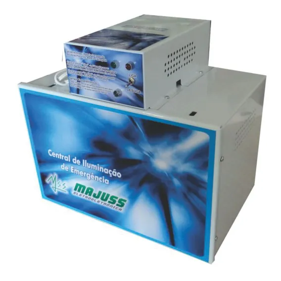 Central De Iluminação De Emergência 400w Bivolt Saida 12v Cor Azul 110V/220V Foto 1