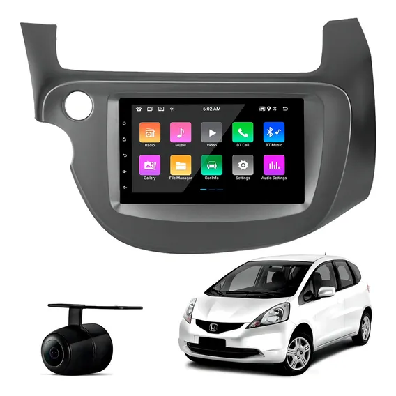 Central MultimÃdia Android 2gb Carplay Honda Fit 08 A 14 Foto 1