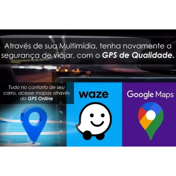 Central Multimidia Android Automotiva Universal Completa Foto 1