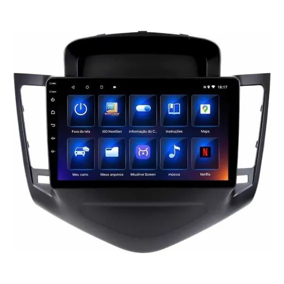 Central Multimidia Chevrolet Cruze Lt Ltz Android 11 9p Wifi Foto 1