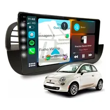 Central Multimídia Fiat 500 2010 2011 2012 2013 2014 Android Cor P Foto  mini 1