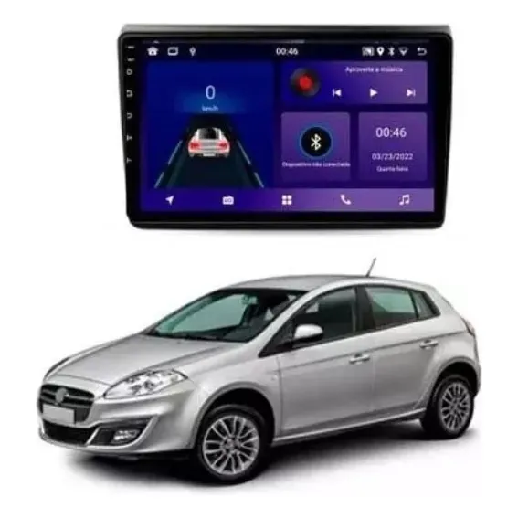 Central Multimidia Fiat Bravo 2011 2012 2013 Gps Waze Foto 1