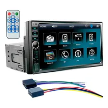 Central MultimÃdia H-tech Mp5 1 Din 2 Din 7pol Espelhamento Usb Bt Foto mini 2