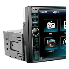 Central MultimÃdia H-tech Mp5 1 Din 2 Din 7pol Espelhamento Usb Bt Foto mini 3