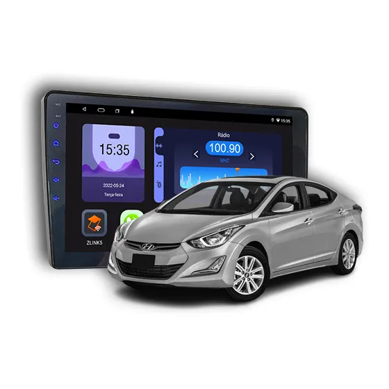 Central Multimídia Hyundai Elantra Android 9 Foto 1