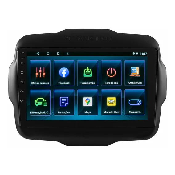 Central Multimidia Jeep Renegade Sport Longitude Android 13 Foto 1