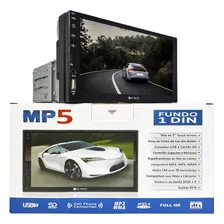 Central MultimÃdia Mp5 1 Din Espelhamento Bluetooth Usb Fm Foto mini 2