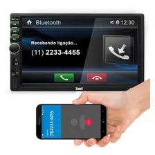 Central Multimídia Mp5 2 Din Espelhamento Bluetooth Usb Fm Foto mini  2