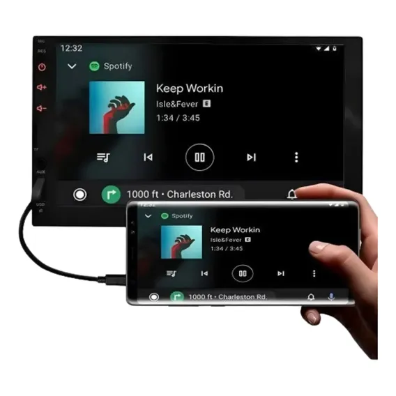 Central MultimÃdia Mp5 2 Din Lcd 7 Espelhamento Bluetooth Som Automotivo Touch Screen Foto 1