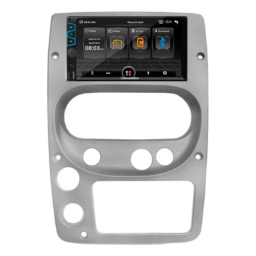 Central Multimídia Mp5 2 Din Roadstar Espelhamento Bluetooth Foto 1