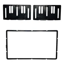 Central Multimidia Mp5 Meriva Painel Moldura 2 Din Preto Foto mini 4