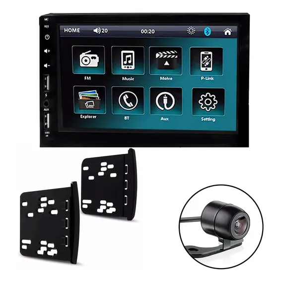 Central Multimídia Mp5 Usb Bluetooth Ford Ka Espelhamento Foto 1