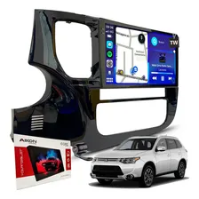Central MultimÃdia Nova Aikon 2+64gb Outlander 2014 À 2019 Cor Mitsubishi Outlander 2015 Foto mini 1