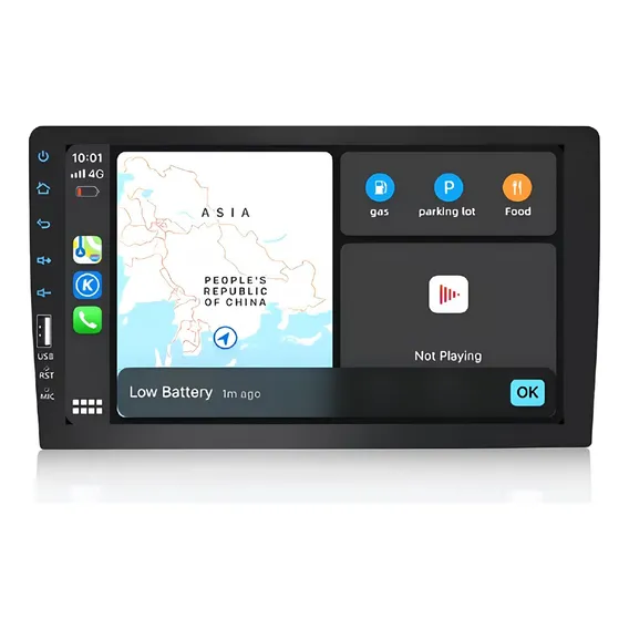 Central Multimidia Tay Tech 9 Pol Espelhamento Bluetooth Usb Foto 1