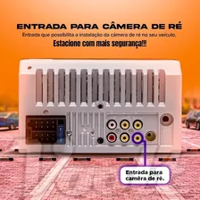 Central Multimídia Universal Mp5 2 Din Câmera Ré Espelham Foto mini 4