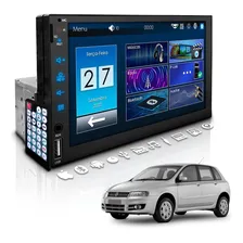 Central MultimÃdia Usb Bt Mp5 Player 7 Pol 1 Din Fiat Uno Foto mini 4