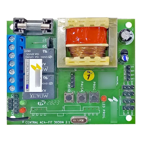 Central New Back Portao Automatico Placa Garen Combat Gme Foto 1