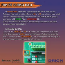 Central Placa Comando Portão Rossi Kxha30fs Hall Atto Foto mini 3