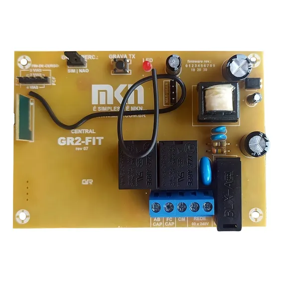 Central Placa Gr2 Fit Para Motor De Portão Kdz Garen Seg Frequência 433,92 Tamanho Da Engrenagem 0 110v/220v Foto 1