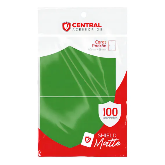 Central Shield Matte Verde 100 Sleeves Pokemon Magic Foto 1