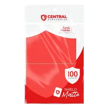 Central Shield Matte Vermelho 100 Sleeves Pokemon Magic Foto mini 1