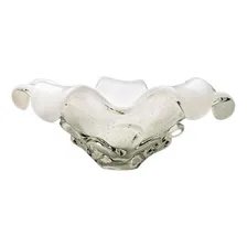 Centro De Mesa Cristal Murano Branco São Marcos 45x45x21cm Foto mini 1