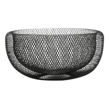 Centro De Mesa Decorativo Fruteira Minimalista Em Metal Luxo Cor Centro Mesa Fruteira Preta Foto mini 1
