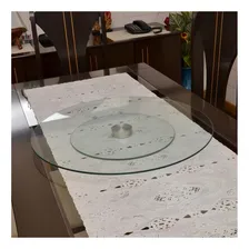 Centro De Mesa Prato Giratório 50cm Vidro Hauskraft Foto mini 4