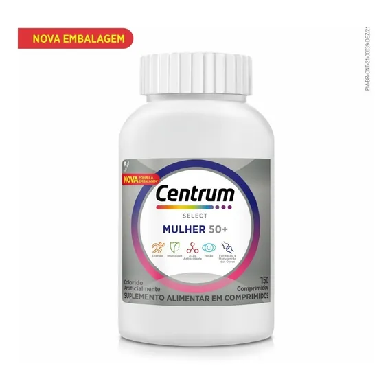 Centrum Select Mulher 50+ Com 150 Comprimidos Sabor Sem sabor Foto 1