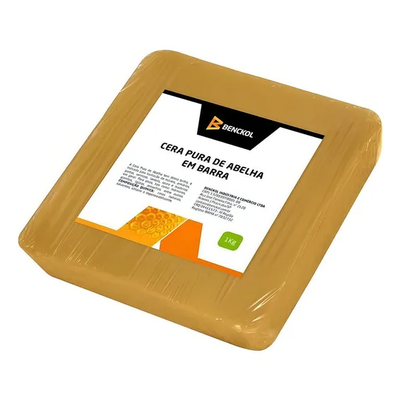 Cera Abelha Pura Clara 1kg [ 311 ] Benckol Foto 1