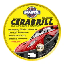 Cera Automotiva CARNAUBA E SILICONE Auto Brilho Para Polimento 200g Foto mini 1