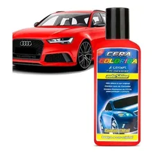 Cera Automotiva Colorida Vermelha Clara Autoshine 140ml Foto mini 1
