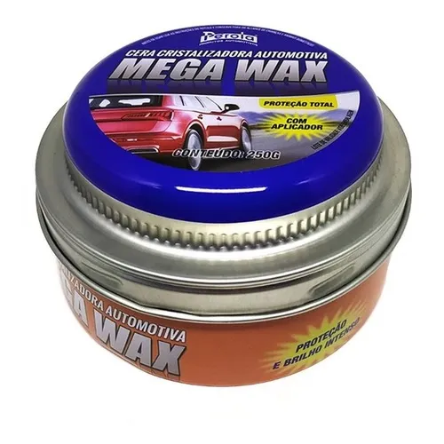 Cera Automotiva Cristalizadora Mega Wax 250 Pérola Foto 1