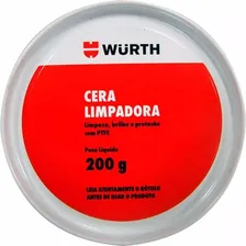 Cera Automotiva Limpadora Carnaúba Série Ouro 200g Wurth Foto mini 1