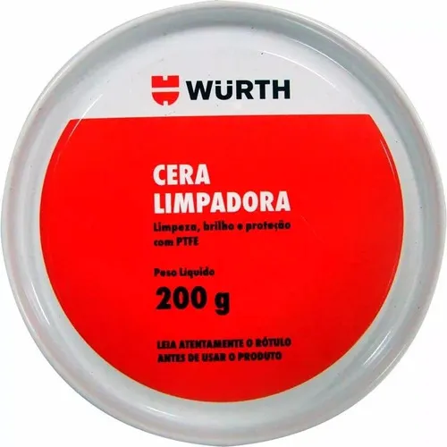 Cera Automotiva Limpadora Carnaúba Série Ouro 200g Wurth Foto 1