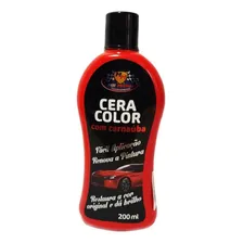 Cera Automotiva Polidora Silicone Carnaúba P/ Carros E Motos Cor Vermelha Foto mini  3