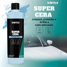 Cera Automotiva Super Cera 500ml Vintex Brilho Proteção Foto mini 4