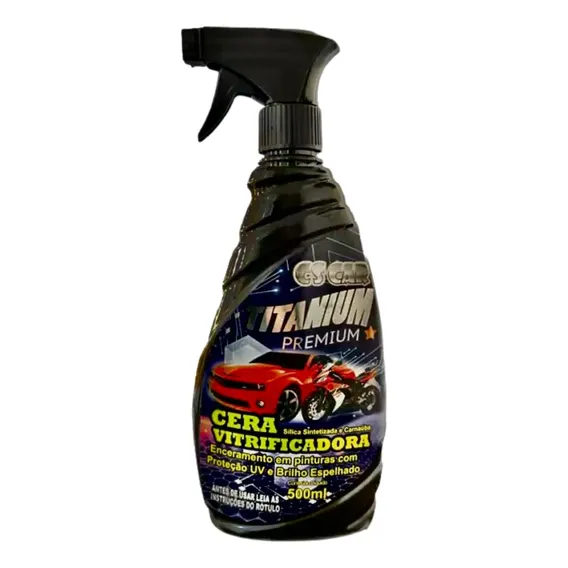 Cera Automotiva Vitrificante Profissional - Titanium Foto 1