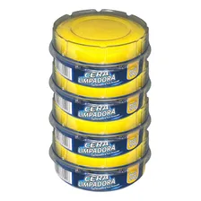 Cera Autoshine 200g Limpadora Com Blister Carnaúba Kit C/ 4 Foto mini 2