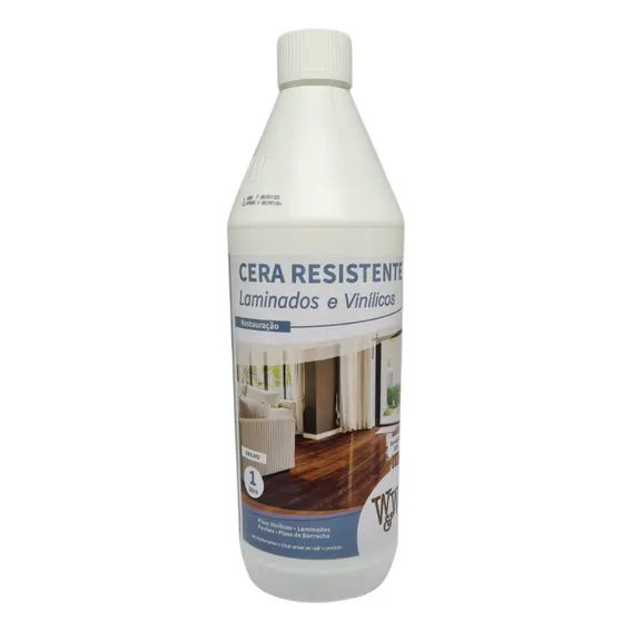 Cera Brilhante Laminados E Vinilicos 1l W&w Restauração Foto 1