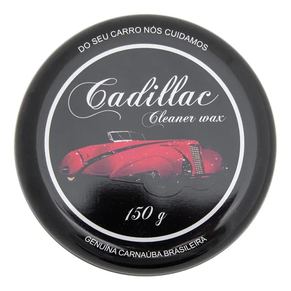 Cera Cadillac Cleaner Wax 150g Proteção E Brilho Foto 1