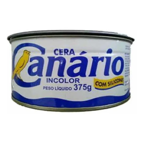 Cera Canária Em Pasta 375g Com Silicone - Incolor Foto 1