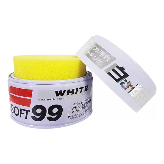 Cera Carnaúba 350g White Wax Cleaner Soft99 E Vonixx Foto 1